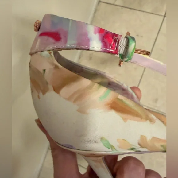 Ted Baker Multicolor Floral Heels called “Hanging Gardens” - Picture 10 of 11